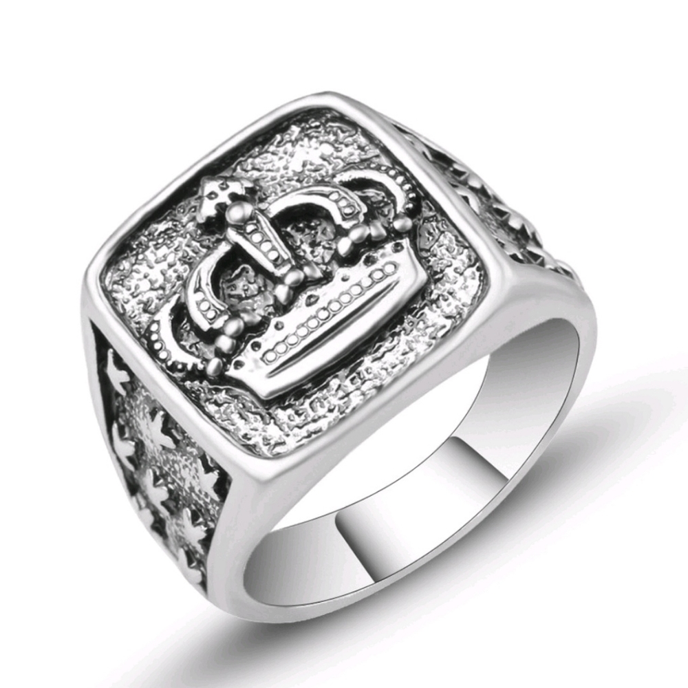 Imperial Crown Pinky Ring